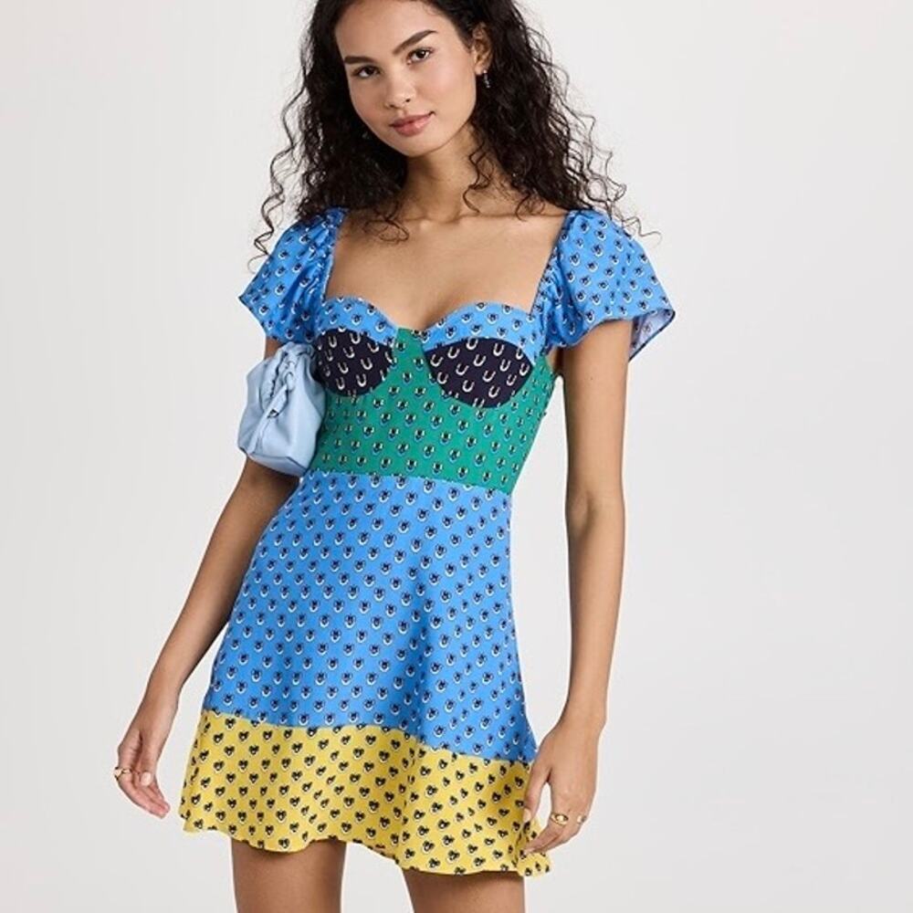 NWT Staud Giselle Mini Dress - Picture 1 of 4